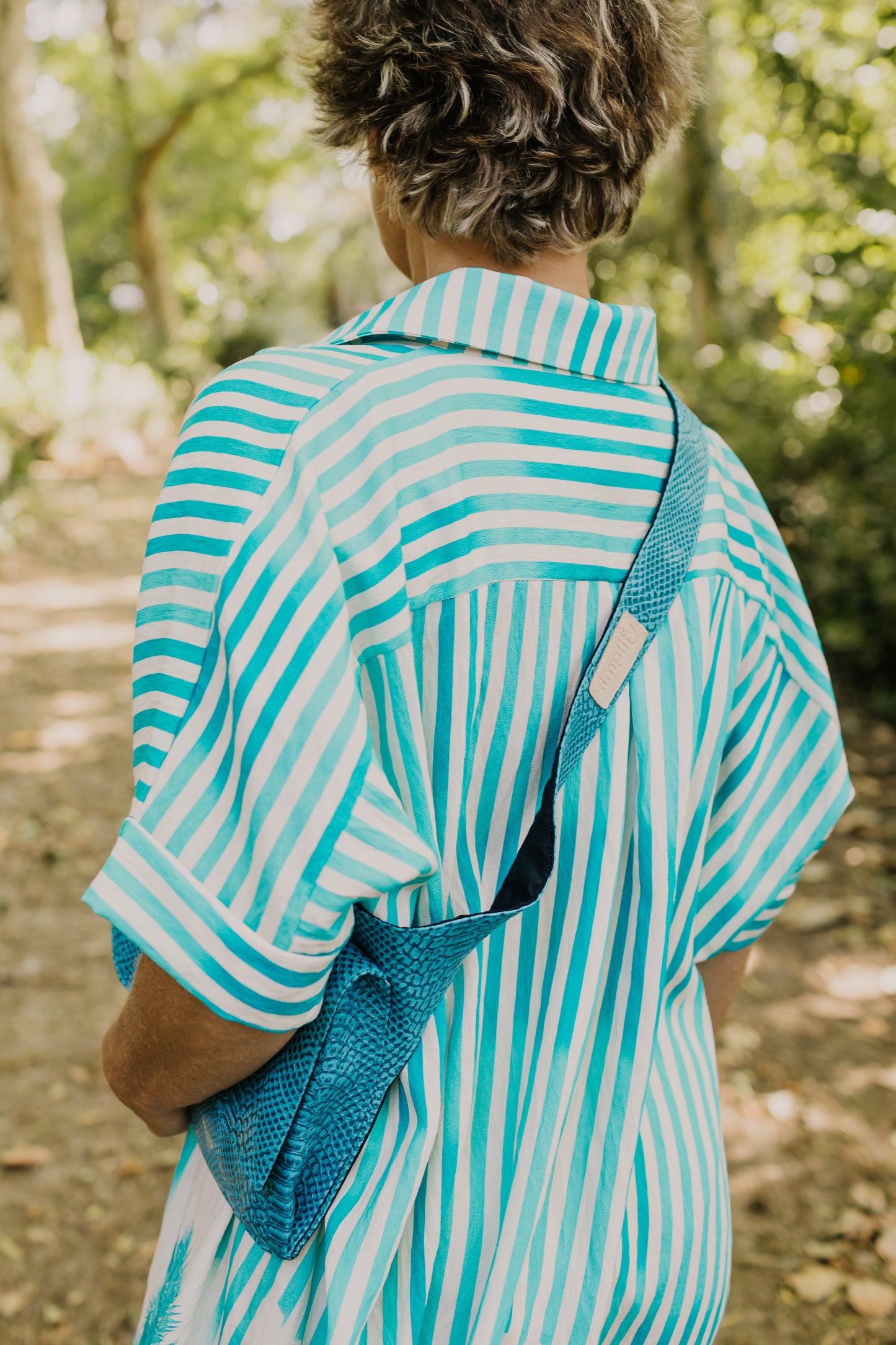 Simplify Crocodilo Azul Turquesa I Savana